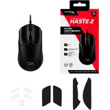 HyperX Pulsefire Haste 2 - Gaming Mouse Zwart, 400 - 26.000 Dpi, RGB led