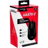 HyperX Pulsefire Haste 2 - Gaming Mouse Zwart, 400 - 26.000 Dpi, RGB led