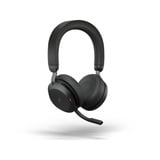 Jabra Evolve2 75 on-ear headset Zwart, Link380a, Microsoft Teams