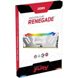 Kingston FURY 32 GB DDR5-6800 Kit werkgeheugen Wit, KF568C36RWAK2-32, Renegade RGB, XMP