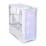 Lian Li Lancool II Mesh RGB Snow midi tower behuizing Wit | 2x USB-A | 1x USB-C | RGB | Tempered Glass