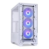 Lian Li Lancool II Mesh RGB Snow midi tower behuizing Wit | 2x USB-A | 1x USB-C | RGB | Tempered Glass