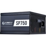 Lian Li SP750, 750 Watt voeding  Zwart, Full Kabel-management, 3x PCIe