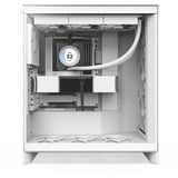 NZXT H7 Flow (2024) midi tower behuizing Wit | 2x USB-A | 1x USB-C | Tempered Glass