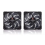 Noctua NF-A12x25 G2 PWM Sx2-PP chromax.black case fans Zwart, 2 stuks, 120 x 120 x 25 mm