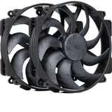 Noctua NF-A14x25r G2 PWM Sx2-PP chromax.black case fans 2 stuks, 140 x 140 x 25 mm