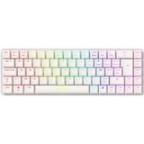 Sharkoon PureWriter W65 RGB mechanisch toetsenbord Wit, BE lay-out (AZERTY), Kailh Choc V2 Low Profile Brown, 65%