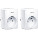 TP-Link TAPO P100  slimme wifi stekker Wit, FR, 2 stuks