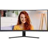 AOC CU34B3E 34" Curved UltraWide monitor Zwart, HDMI, DisplayPort, 120 Hz