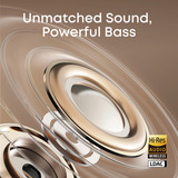 Anker Soundcore AeroClip open-ear headset Wit/goud