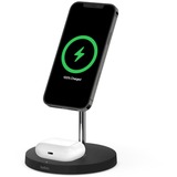 Belkin BOOSTCHARGE Pro 2-in-1 draadloze laadstandaard met MagSafe Zwart