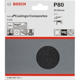 Bosch F355 Best for Coatings and Composites schuurbladset 125mm schuurpapier 10-delig, K80