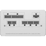 Corsair RM750e (2025) White, 750 Watt voeding  Wit, 1x 12VHPWR, 1x PCIe, Kabel-Management