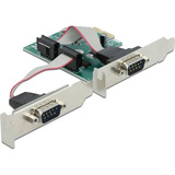 DeLOCK PCI Express x1 naar 2x Serial RS-232 controller 