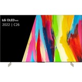 LG Electronics OLED42C26LB 42" Ultra HD oled-tv beige, 4x HDMI, 3x USB, Optisch, CI+, Bluetooth, LAN, WLAN, HDR, Dolby Vision