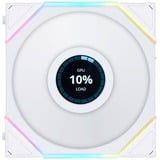Lian Li UNI FAN TL-LCD120 Reverse White Triple Pack case fan Wit, 4-pin PWM fan-connector, Incl. controller