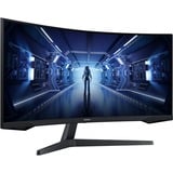 Samsung Odyssey G5 34" Curved UltraWide gaming monitor Zwart, HDMI, DisplayPort, 165 Hz