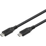 goobay USB-C 4.0 > USB-C kabel Zwart, 2 meter
