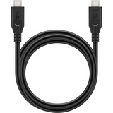 goobay USB-C 4.0 > USB-C kabel Zwart, 2 meter