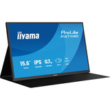 iiyama ProLite P1671HSC-B1 15.6" monitor Zwart (mat), 1x Mini HDMI (Type-C), 2x USB-C, Audio