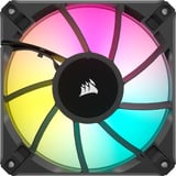 Corsair iCUE AF120 RGB ELITE case fan Zwart, 1 stuk, 4-pins PWM fan-connector, Bulk