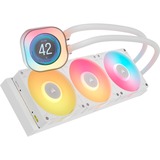Corsair iCUE LINK TITAN 360 RX LCD RGB waterkoeling Wit, 4-pins PWM fan-connector