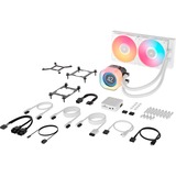 Corsair iCUE LINK TITAN 360 RX LCD RGB waterkoeling Wit, 4-pins PWM fan-connector