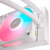 Corsair iCUE LINK TITAN 360 RX LCD RGB waterkoeling Wit, 4-pins PWM fan-connector