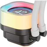 Corsair iCUE LINK TITAN 360 RX LCD RGB waterkoeling Wit, 4-pins PWM fan-connector