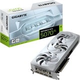 GIGABYTE GeForce RTX 5070 Ti EAGLE OC ICE SFF 16G grafische kaart 1x HDMI, 3x DisplayPort
