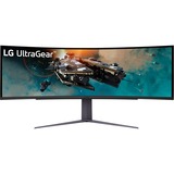 LG 49GR85DC-B 49" Curved UltraWide gaming monitor Zwart, 2x HDMI, 1x DisplayPort, 2x USB-A, 240 Hz