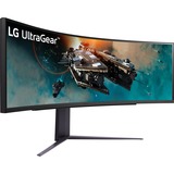 LG 49GR85DC-B 49" Curved UltraWide gaming monitor Zwart, 2x HDMI, 1x DisplayPort, 2x USB-A 3.2 (5 Gbit/s), 240 Hz