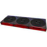 Lian Li UNI FAN TL FLEX Reverse 120 Wireless RGB case fans Zwart, 3 stuks, 120 x 124 x 28 mm, PWM, 3 stuks, Incl. Controller