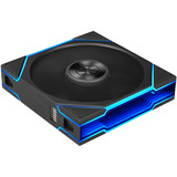 Lian Li UNI FAN TL FLEX Reverse 120 Wireless RGB case fans Zwart, 3 stuks, 120 x 124 x 28 mm, PWM, 3 stuks, Incl. Controller