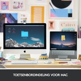 Logitech MX Keys Mini For Mac Minimalist, toetsenbord Grafiet, FR lay-out, Bluetooth