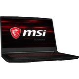 MSI GF63 Thin 10SCXR-209BE, 15.6" laptop Zwart, AZERTY, 512 GB, GTX 1650, Win 10