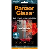 PanzerGlass ClearCaseColor iPhone 12 Pro Max telefoonhoesje Transparant/rood