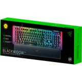 Razer BlackWidow V4 RGB mechanisch gaming toetsenbord Zwart, US lay-out (QWERTY), Razer Yellow, 100%