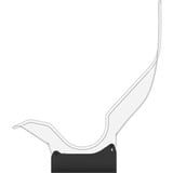 Res-Tech GT Carbon Seat bevestiging Zwart