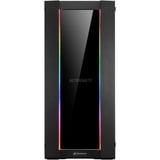 Sharkoon ELITE SHARK CA200G big tower behuizing Zwart | 4x USB-A | RGB | Tempered Glass