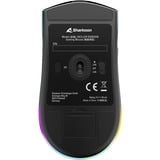 Sharkoon SGM25W gaming muis Turquoise/blauw, 12.000 dpi, RGB leds