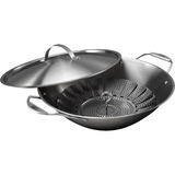 Weber CRAFTED-wok en stomer Roestvrij staal