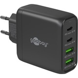 goobay USB-C PD Multiport Quick Charger (68 W) Zwart