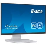 iiyama ProLite T2252MSC-W2 21" touchscreen monitor Wit, Touch, HDMI, DisplayPort, Audio, USB 3.0 