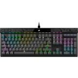 Corsair K70 MAX RGB, gaming toetsenbord Zwart, US lay-out, Corsair MGX, RGB leds, PBT double-shot