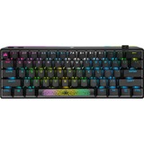 Corsair K70 PRO MINI WIRELESS RGB, gaming toetsenbord Zwart, US lay-out, Cherry MX Red, 60%, PBT double-shot keycap, RGB