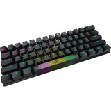 Corsair K70 PRO MINI WIRELESS RGB, gaming toetsenbord Zwart, US lay-out, Cherry MX Red, 60%, PBT double-shot keycap, RGB