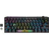 Corsair K70 PRO MINI WIRELESS RGB, gaming toetsenbord Zwart, US lay-out, Cherry MX Red, 60%, PBT double-shot keycap, RGB