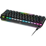 Corsair K70 PRO MINI WIRELESS RGB, gaming toetsenbord Zwart, US lay-out, Cherry MX Red, 60%, PBT double-shot keycap, RGB