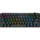 Corsair K70 PRO MINI WIRELESS RGB, gaming toetsenbord Zwart, US lay-out, Cherry MX Red, 60%, PBT double-shot keycap, RGB